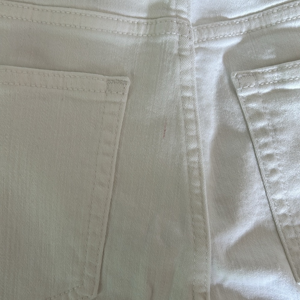 J Crew 9" demi-boot crop jean BQ301 Size 26 White - Picture 6 of 9